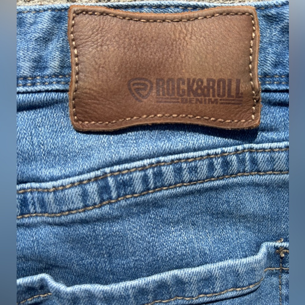 Hooey Rock & Roll Denim Men's Straight Fit Blue Jeans
